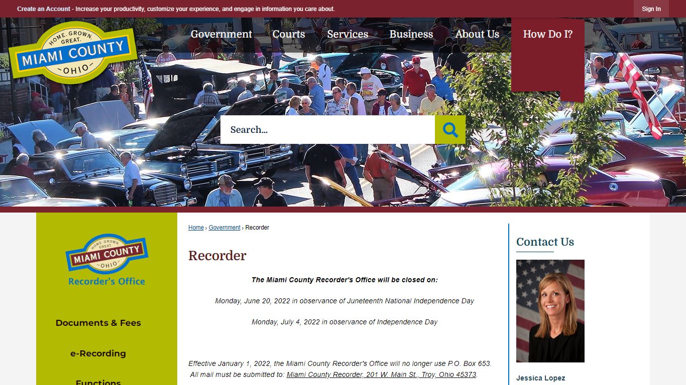 Recorder | Miami County, OH - Official Website